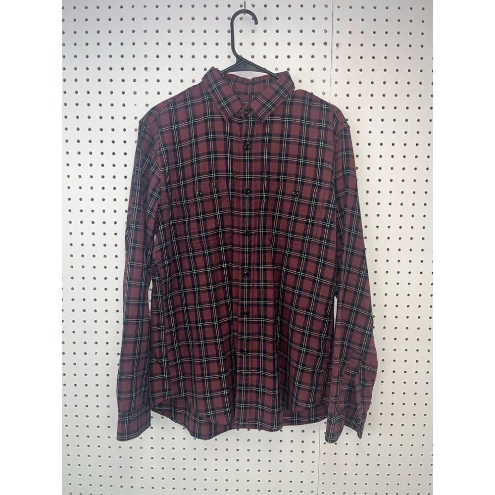 J.Crew button down cotton flannel shirt